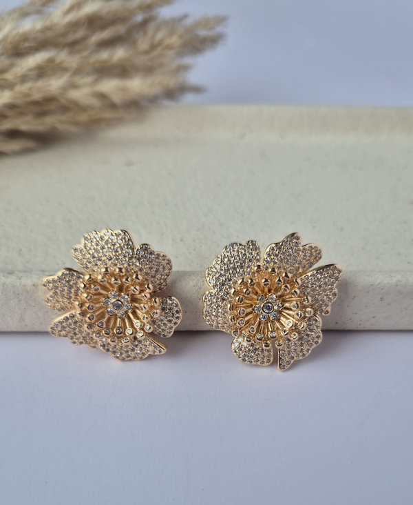 Brinco Semijoia Flor