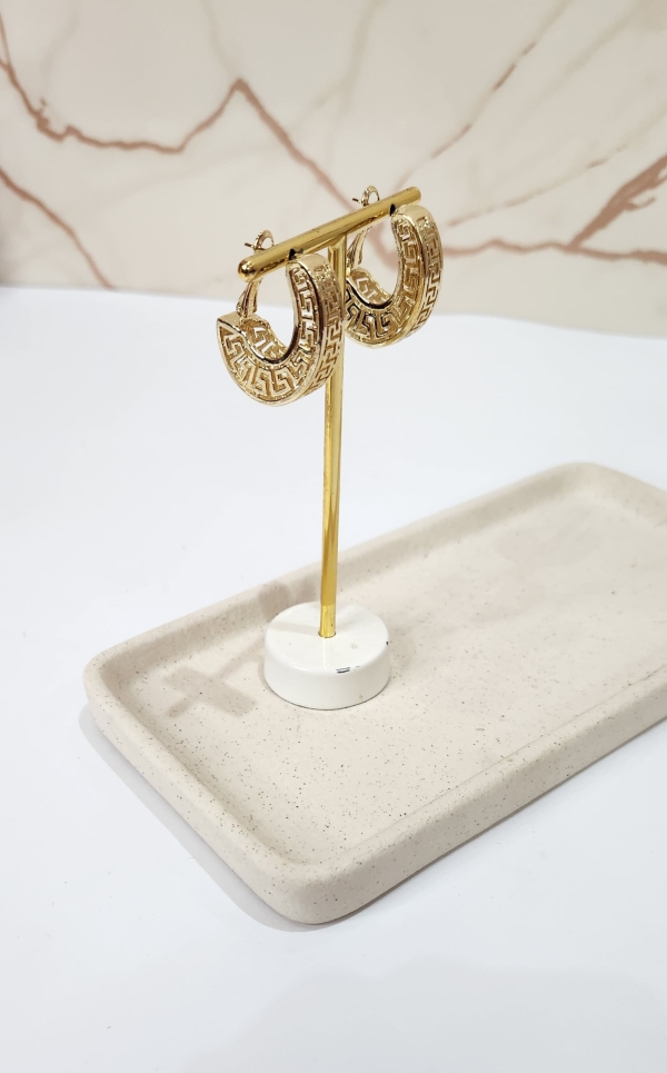 Argola Inspiração semijoia ouro