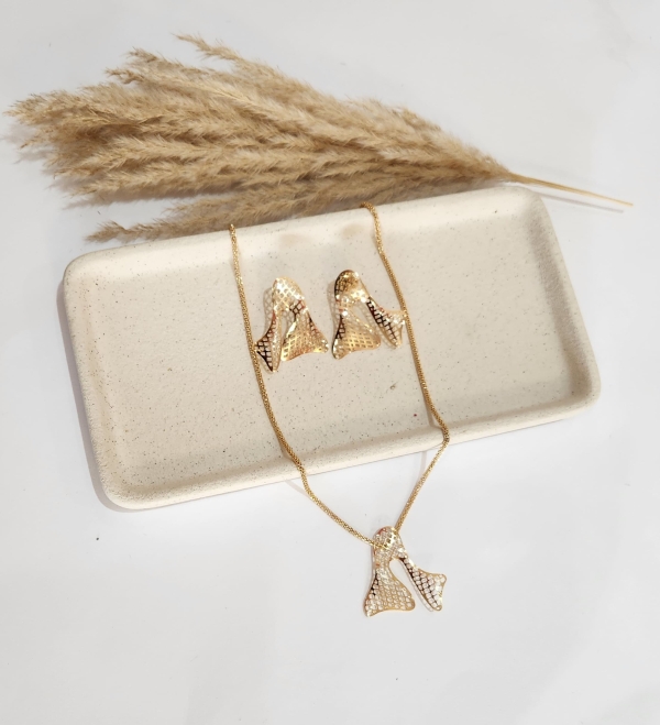 Conjunto orgânico texturizado