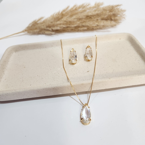 Conjunto Gota Transparente