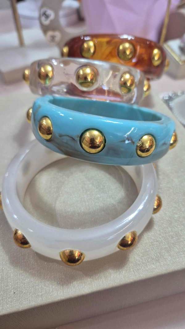 Bracelete Acrilico Balls Transparente - Image 2