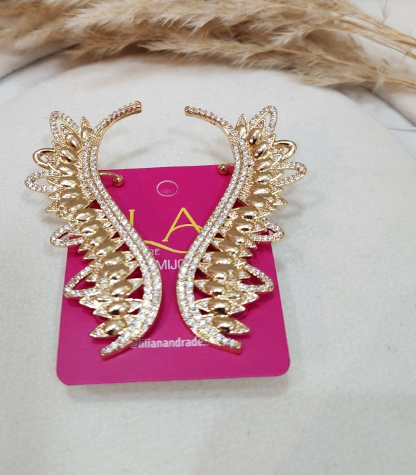 Brinco Asa Gold Ear Cuff - Image 2