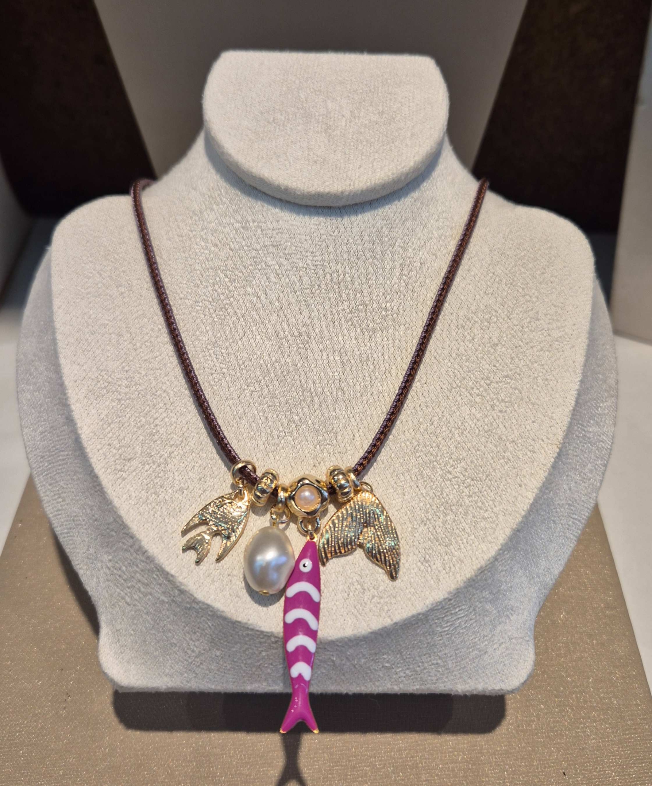 Colar Sardine Girl Summer Roxo