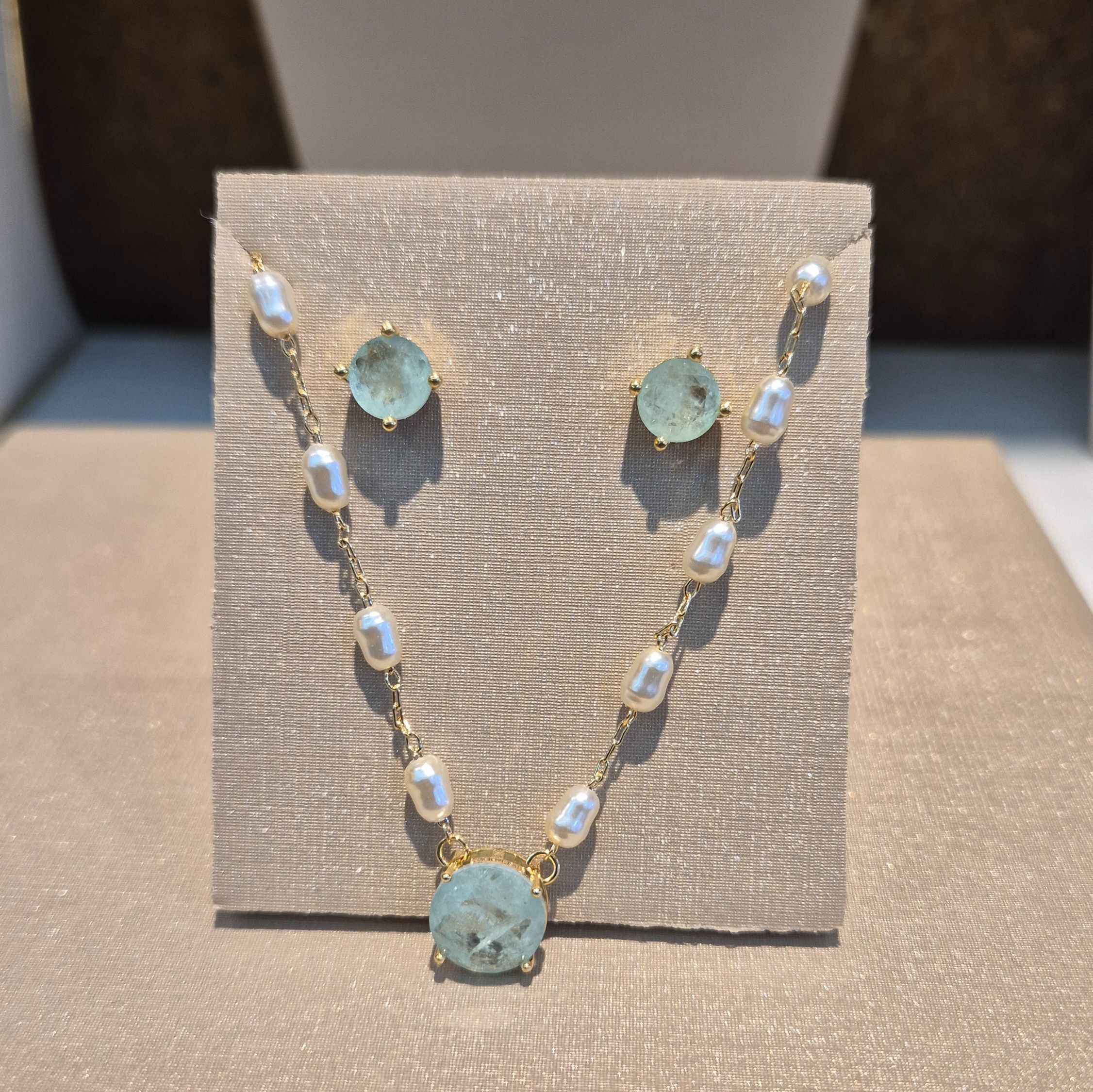 Conjunto Pérola Arroz pedra fusion